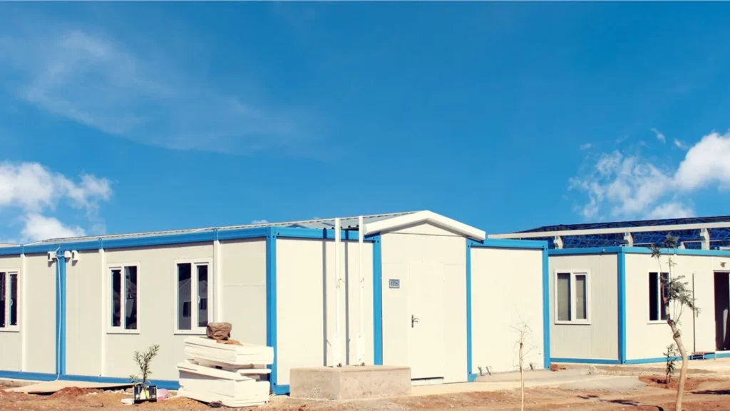 Prefabricated office cabin for commercial use